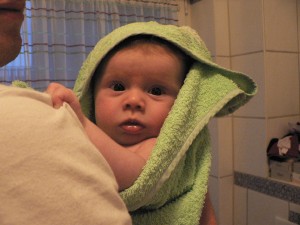 noch zeigt man Interesse am Baden...